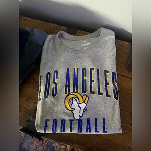 Fanatics Gray Los Angeles Football Tee